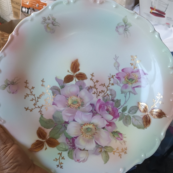 Bavaria Schumann Arzberg Germany Floral Decorative Plate